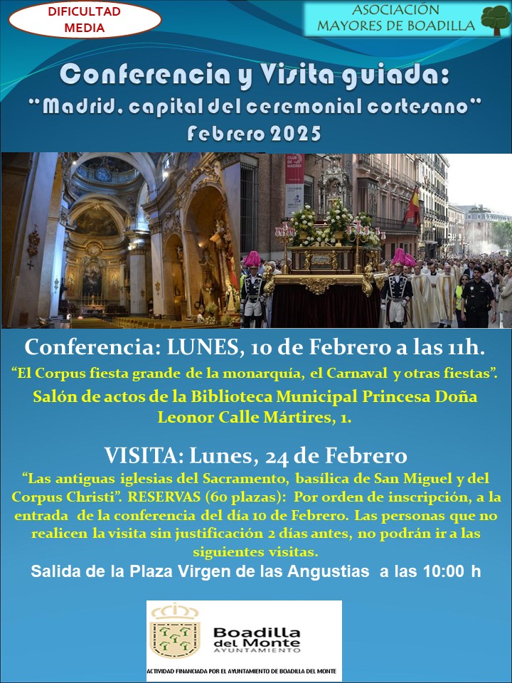 CONFERENCIA Y VISITA GUIADA :  