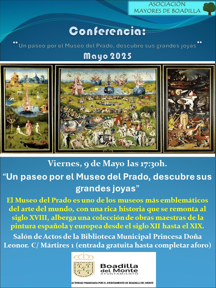 VIERNES 9 MAYO 2025:  CONFERENCIA 